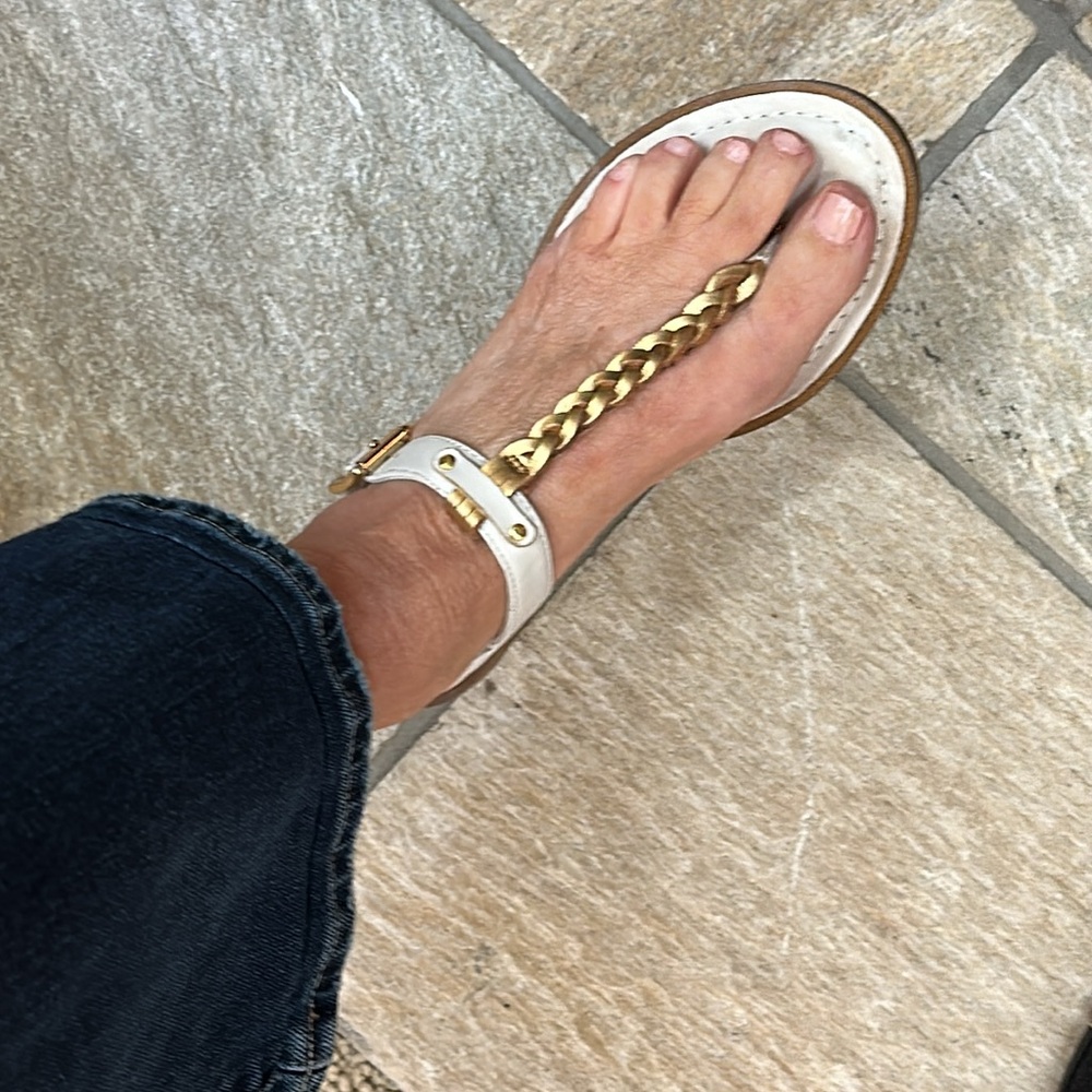 Sperry Topsider genuine leather sandals, size 8